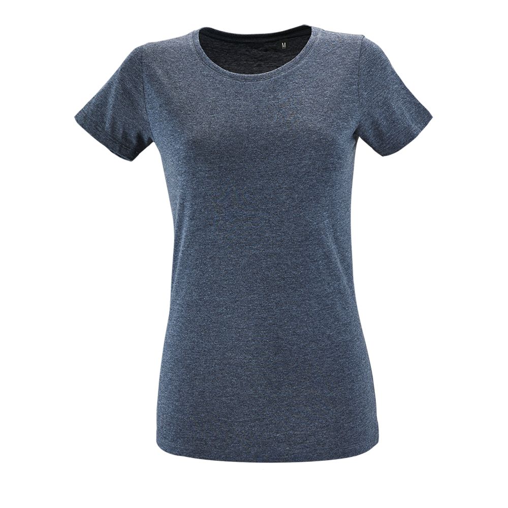 Футболка женская REGENT FIT WOMEN синий меланж, размер M