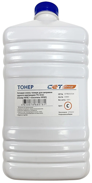  NF6C +  NF6D TN-321C  KONICA MINOLTA Bizhub C224/284/364 (CET) Cyan, 514/, CET8521C-514, TN-321C