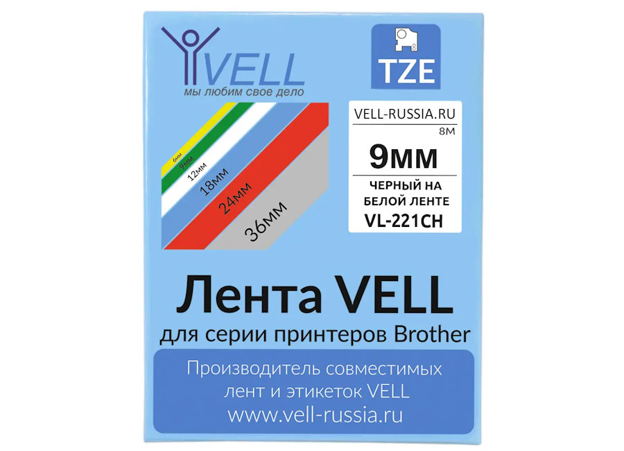  Vell VL-221CH ( , 9 ,   )  Puty PT-100E, 100ECH, Brother D200, E110, D600, E300, 2700, P700, E550, P900