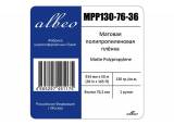     Albeo Matte Polypropylene 130 /2, 0.914x50 , 76.2  (MPP130-76-36)