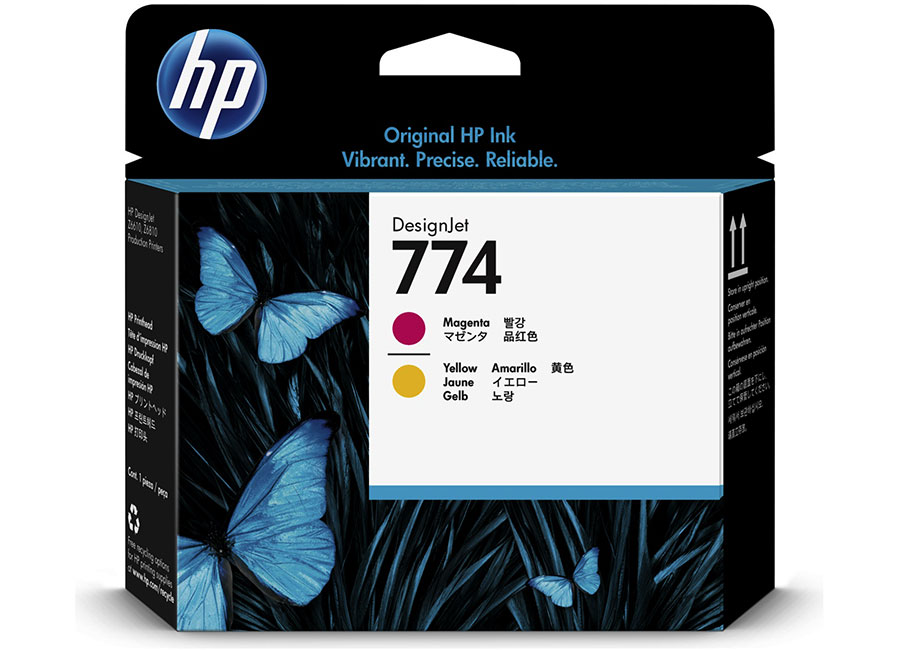   HP 774 Designjet Magenta & Yellow (P2V99A)