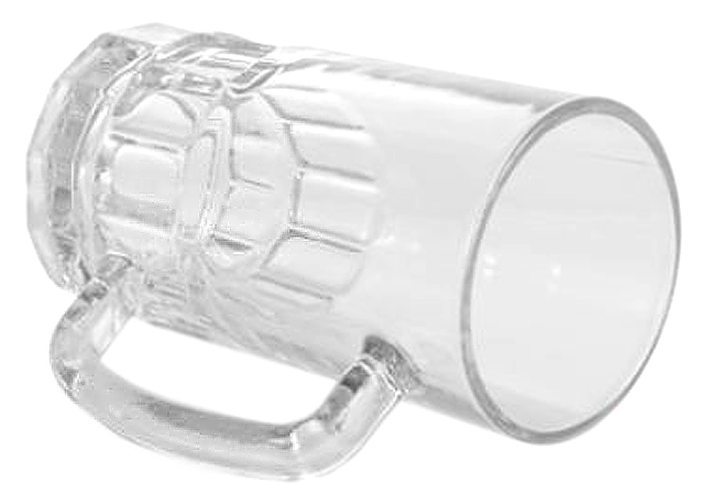 Кружка для термопереноса (сублимации), стеклянная прозрачная пивная