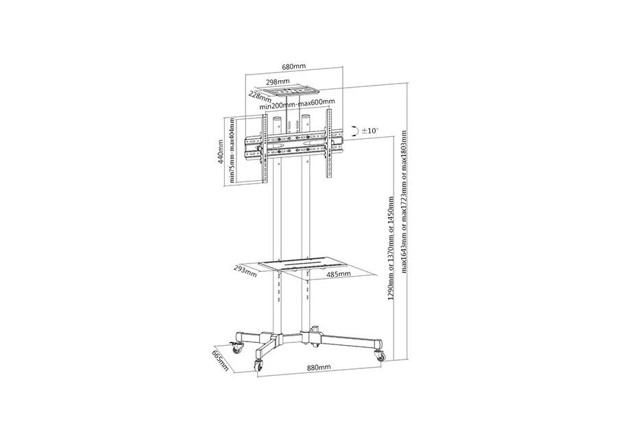 ��������� ������ FIX T1028B ��� �������� � �� (Black)