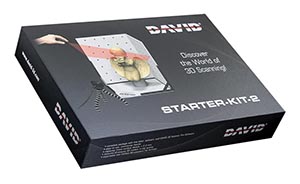 3D  DAVID Laserscanner Starter Kit Version 2