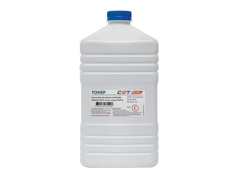 ����� CE28-C (CPT) TN-324C/227C ��� KONICA MINOLTA Bizhub C258/308/368/227i/257i (Japan) Cyan, 500�/���, CET111053C500, TN-324C/227C