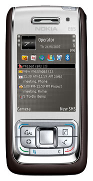   Nokia  E65-1 Mocca Silver