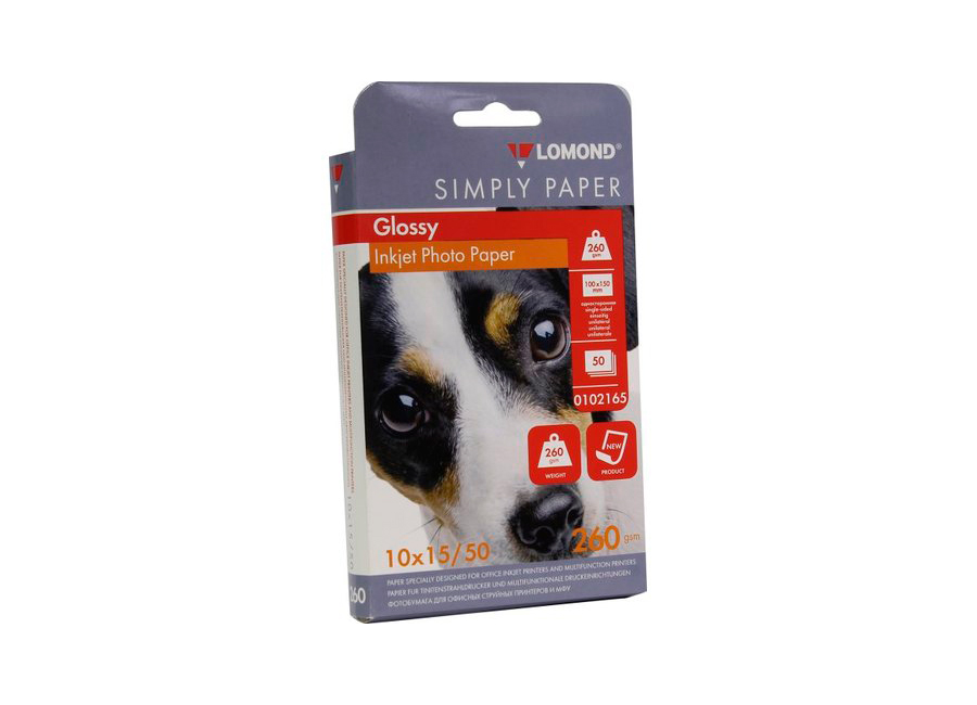  Lomond Inkjet Photo Paper Glossy 6, 260 /2, 50  (0102165)