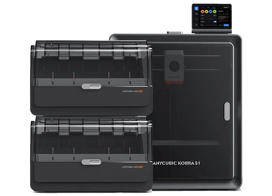 3D   Anycubic Kobra S1 Combo