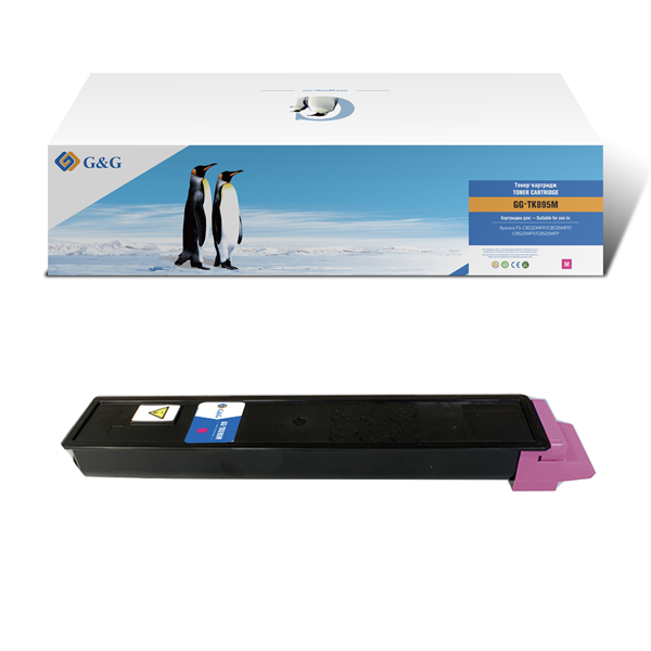 G&G toner cartridge for Kyocera FS-C8020MFP/8025MFP/8520MFP/8525MFP magenta 6 000 pages with chip TK-895M  1T02K0BNL0  12 .