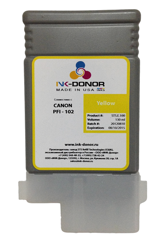   INK-Donor Canon (PFI-102Y) Yellow