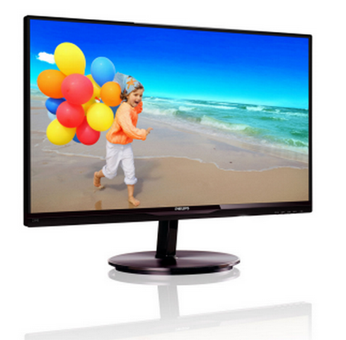  23 Philips 234E5QHSB/00(01) Black-Cherry