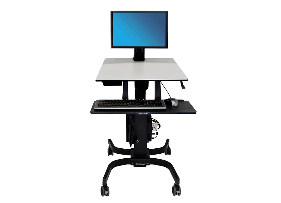         24" Ergotron WorkFit-C Single LD Sit-Stand Workstation (24-215-085)