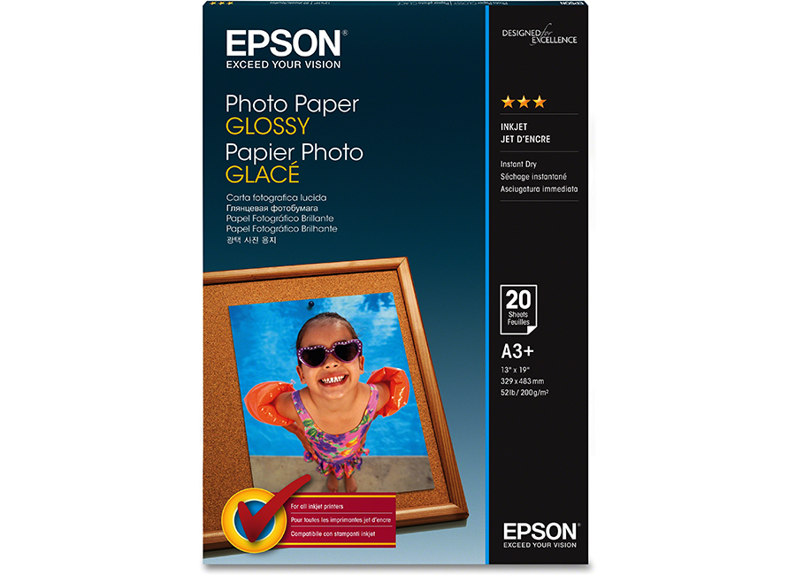  Epson Photo Paper Glossy A3+, 200 /2, 20  (C13S042535)
