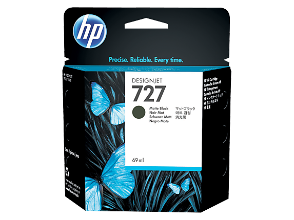   HP Pigment Ink Cartridge 727 Matte Black (C1Q11A)