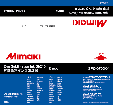  Mimaki SB210 Black
