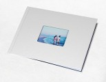 Фотообложка Unibind альбомная 7 мм, жемчужный корпус с окном