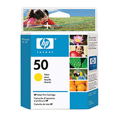   HP Inkjet Cartridge Yellow (51650Y)