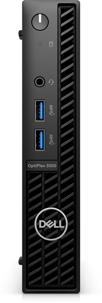 Компьютер Dell Optiplex 3000 Micro Core i3-12100T 8GB (1x8GB) DDR4 256GB SSD Intel Integrated Graphics,Wi-Fi,BT,Linux,1y,KB Eng  (Без кабеля питания)