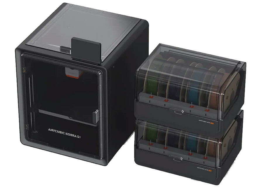 3D   Anycubic Kobra S1 Combo