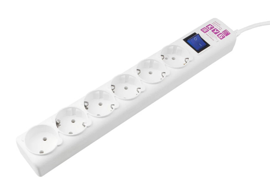 ������� ������  Power Cube, 3 �, 6 ������� (5 � ����������� + 1 ��� ����������), 16�, 3.5���, 3x1.5, �����, SPG6-A1