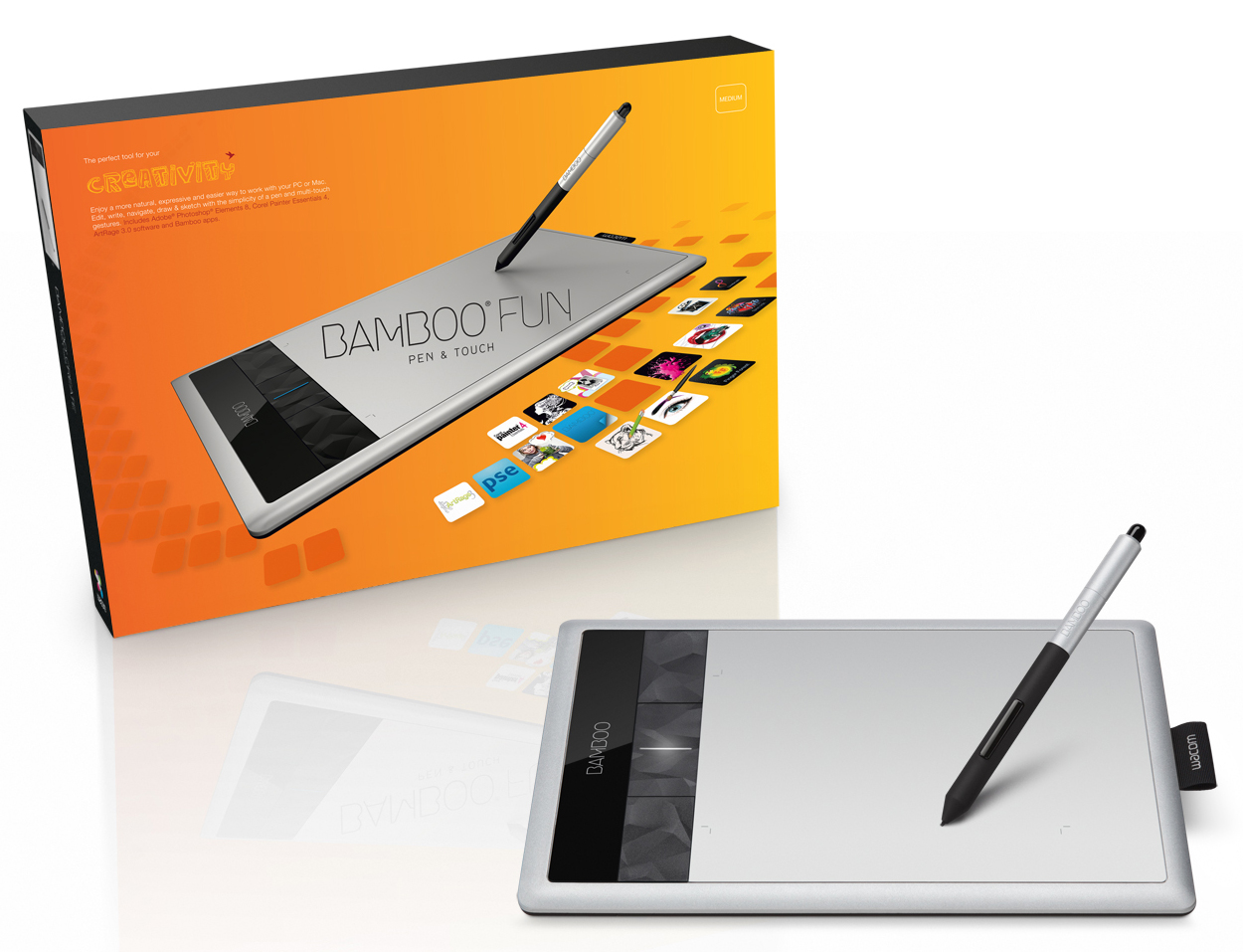   Wacom Bamboo Fun Pen&Touch S (CTH-470S-RUPL)