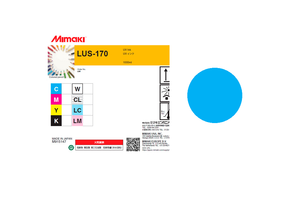   Mimaki LUS-170UV LED Cyan, 1000 