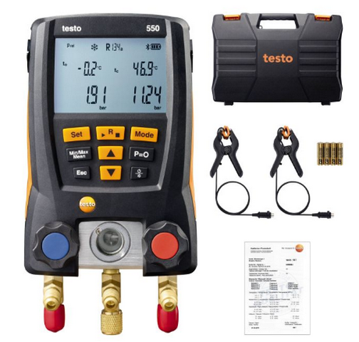 ��������� �������� ��������������� Testo 550 � Bluetooth