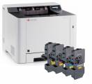 Принтер Kyocera Ecosys P5026cdw с набором картриджей TK-5240C/M/Y/K
