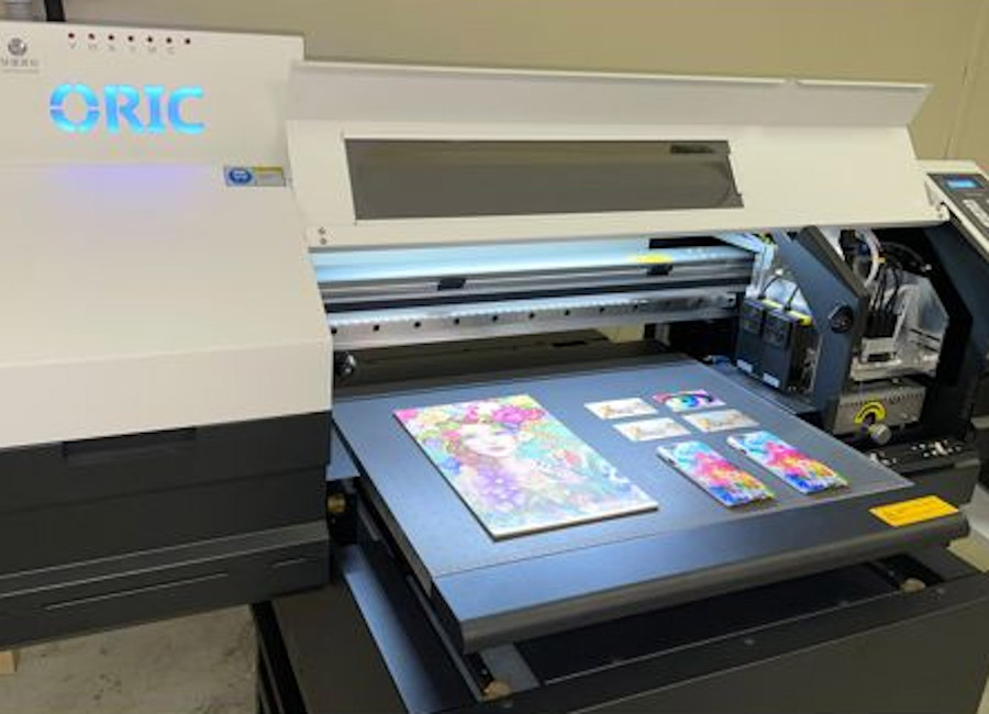  UV DTF  Oric OR-6090A, 900x600 , 2xEpson i1600-U1, RIP
