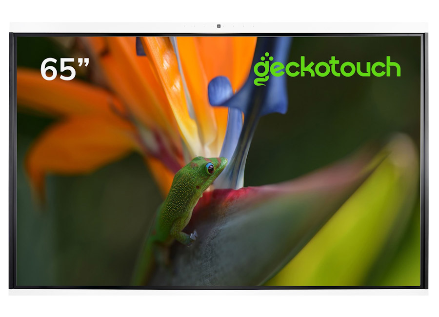 Интерактивный комплекс Geckotouch Interactive 65SL, 65” UHD, 20 касаний, 8/128 Гб, Android 11, camera, mic, OPS, WiFi, Bluetooth