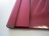 Мягкие обложки C-BIND A4 O.SOFTCLEAR B (13 мм) с текстурой лен, бордо