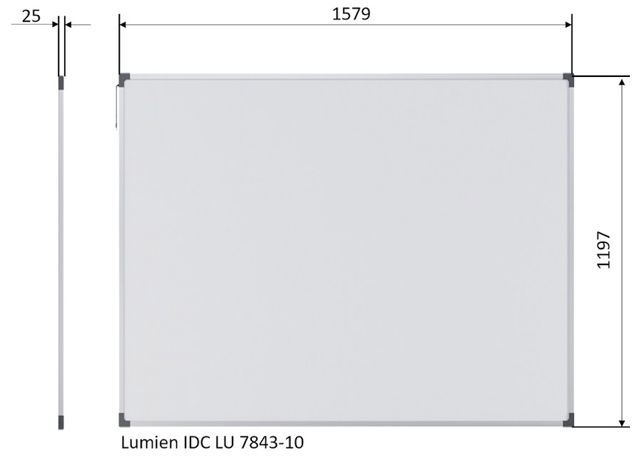   Lumien IDC LU-7843, 78", 4:3, 4 , 10 