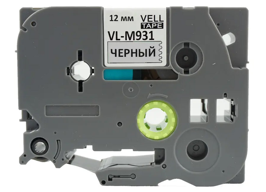  Vell VL-M931 (Brother TZE-M931, 12 ,   )  PT1010, 1280, D200, D210, H105, H110, E100,  E110, D450, E300, D600, 2700, P700, E550, 9700, P900