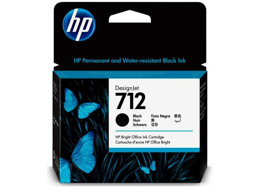 Картридж повышенной ёмкости HP DesignJet 712 Black 80 мл (3ED71A)