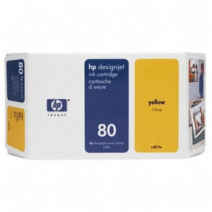 �������� ��� ���������  HP DesignJet 80 Yellow 175 �� (C4873A)