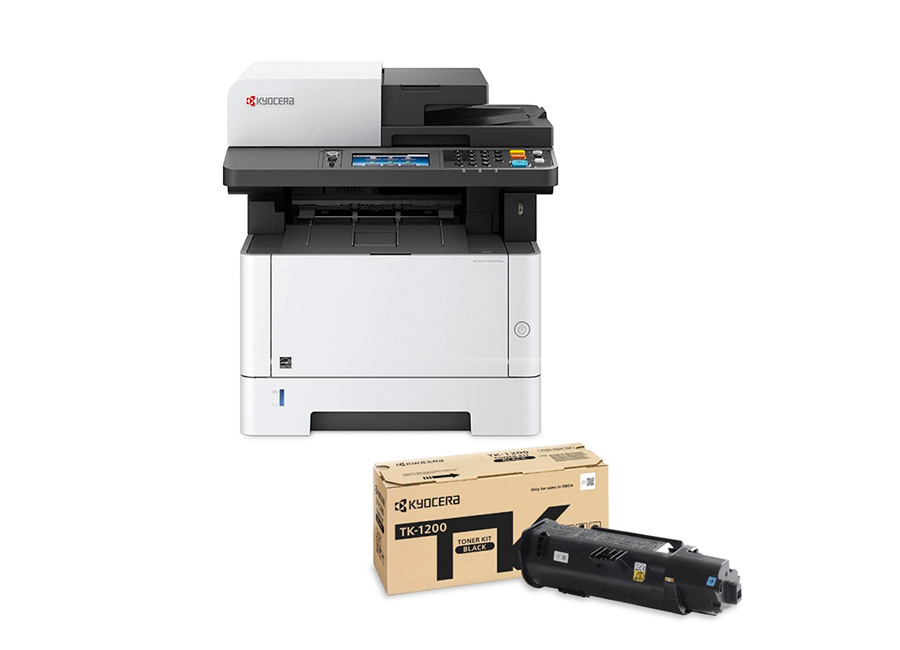  Kyocera Ecosys M2735dn + 2 TK-1200