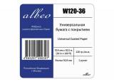       Albeo InkJet Coated Paper-Universal 120 /2, 0.914x30.5 .,50.8  (W120-36)