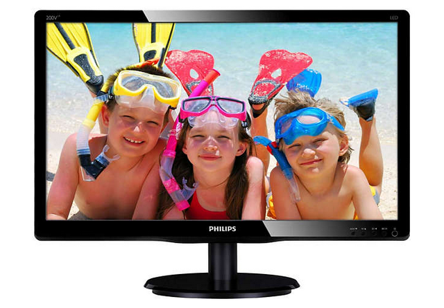  19.5 Philips 200V4LAB2/00 Black