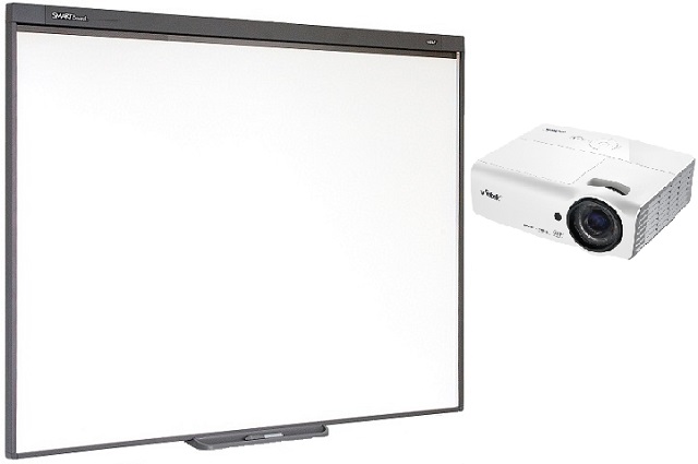   SMART Board 480     Vivitek DX563ST