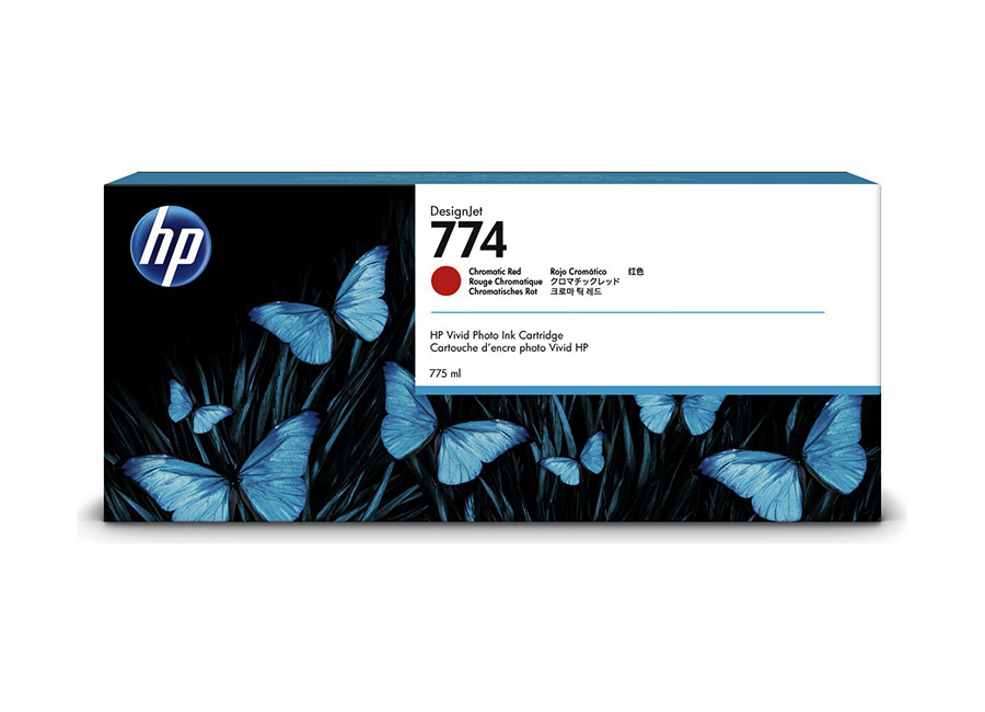  HP 774 DesignJet Chromatic Red 775  (P2W02A)