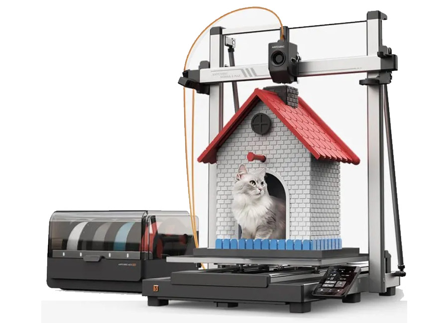 3D   Anycubic Kobra 3 Max Combo