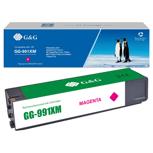 Cartridge G&G 991X ��� HP PageWide Managed, (16 000���.), ��������� (������ X4D13AC,M0K10XC,M0J94AE)