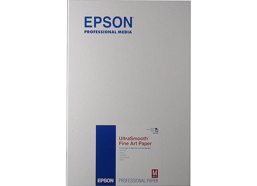  Epson UltraSmooth Fine Art Paper, A3+, 325 /2, 25  (C13S041896)
