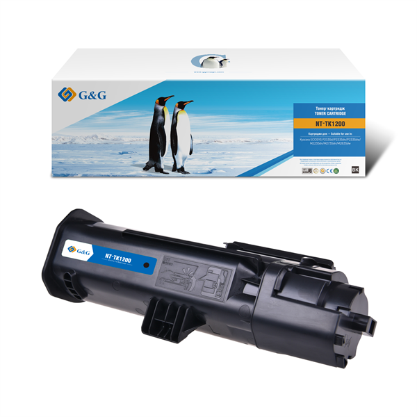 G&G toner cartridge for Kyocera P2335d/P2335dn/P2335dw/M2235dn/M2735dn/M2835dw 3 000 pages with chip TK-1200 1T02VP0RU0  12 .