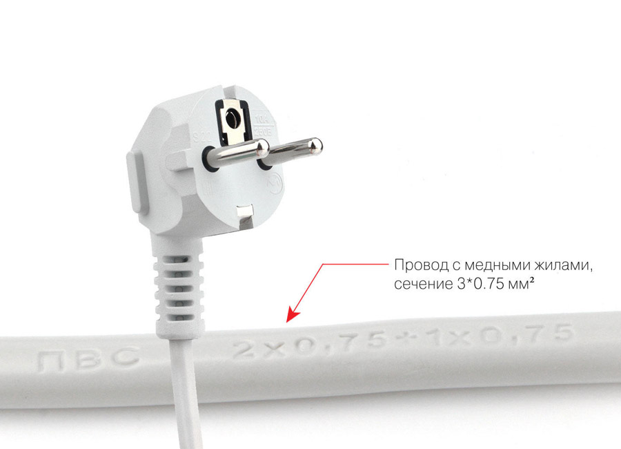 ������� ������  Power Cube 3 �, 5 ������� � �����������, 10�, 2,2���, 3x0.75, �����, SPG-B-10