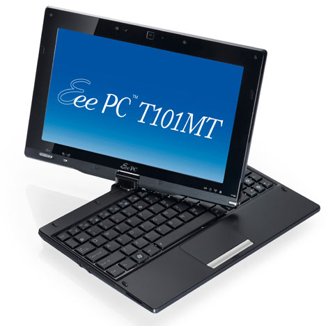  Asus Eee PC T101MT 10,1 Atom N450 Black