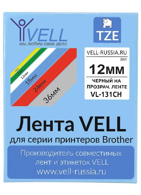  Vell VL-131CH ( , 12 ,   )  Puty PT-100E, 100ECH, Brother D200, E110, D600, E300, 2700, P700, E550, P900