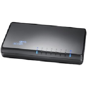 (3CFSU08-ME) 3Com 3CFSU08-ME Switch 8 {8 ports 10/100 RJ-45, Auto MDI/MDIX, Unmanaged, Internal power supply}