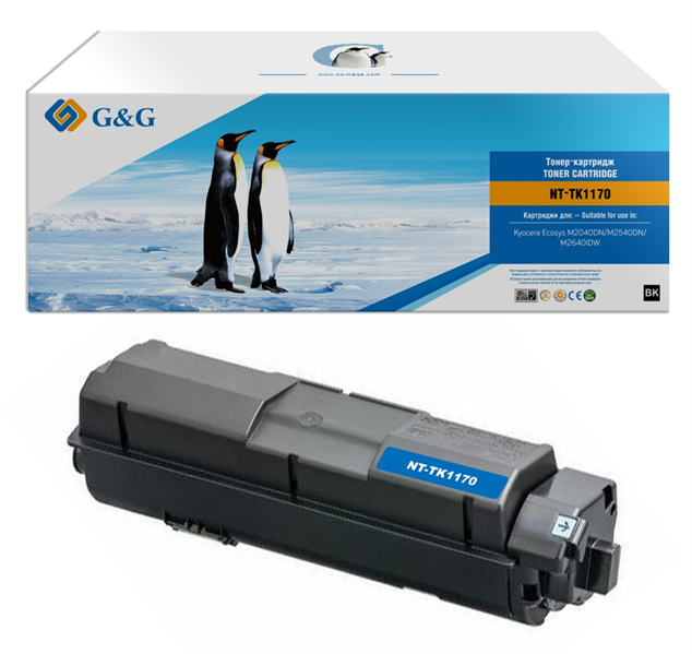 G&G toner cartridge for Kyocera M2040dn/M2540dn/M2640dw 7 200 pages with chip TK-1170 1T02S50NL0  12 .