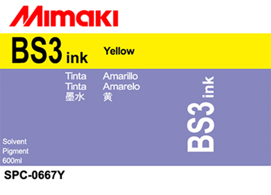   Mimaki BS3 Yellow, 600 
